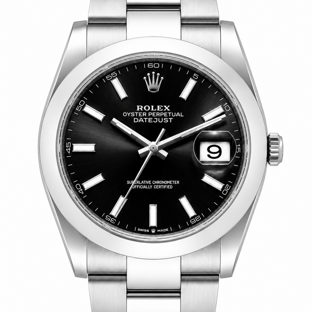 Rolex Datejust 41MM Black Dial 126300 Black Dial Watch